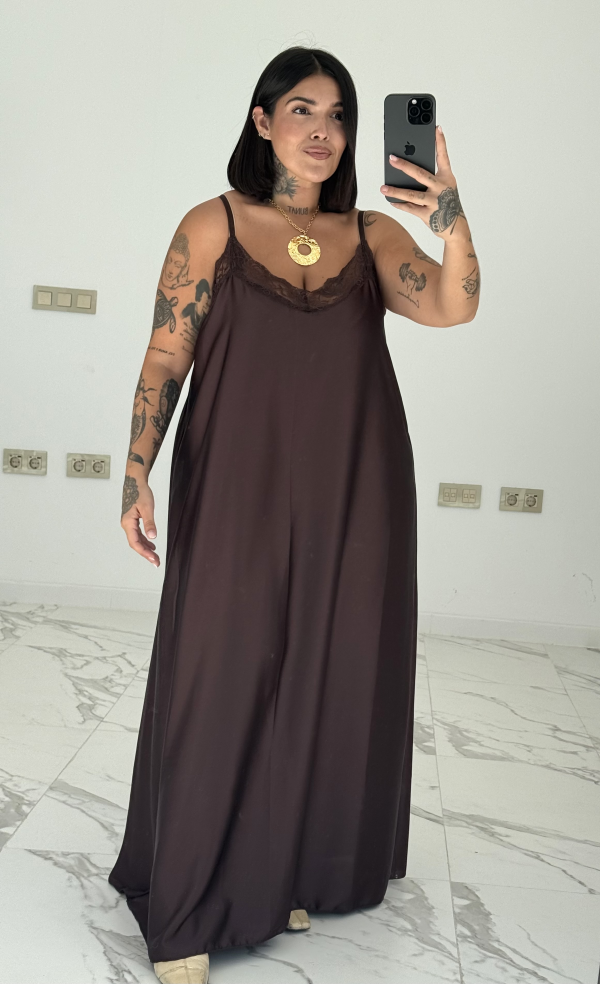 VESTIDO LENCERO SATINADO