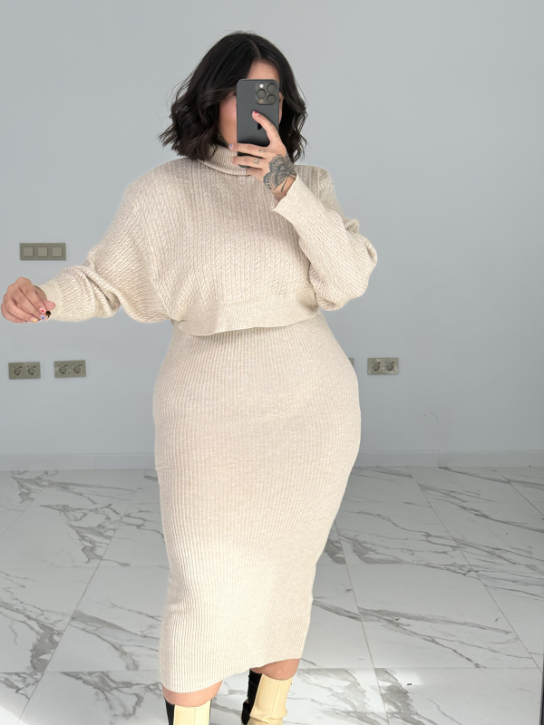 CONJUNTO VESTIDO DOS PIEZAS