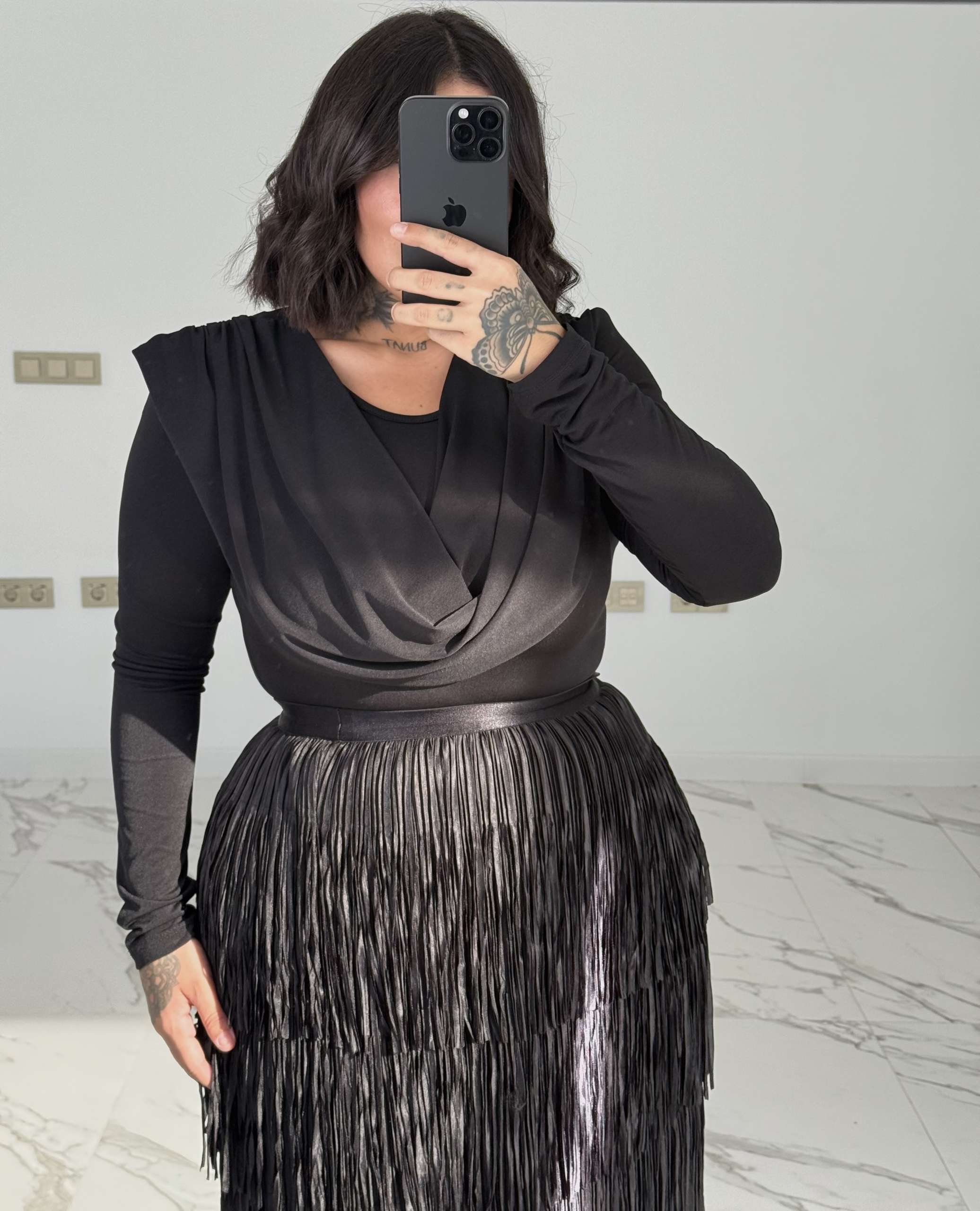 TOP MANGA LARGA FARAONA