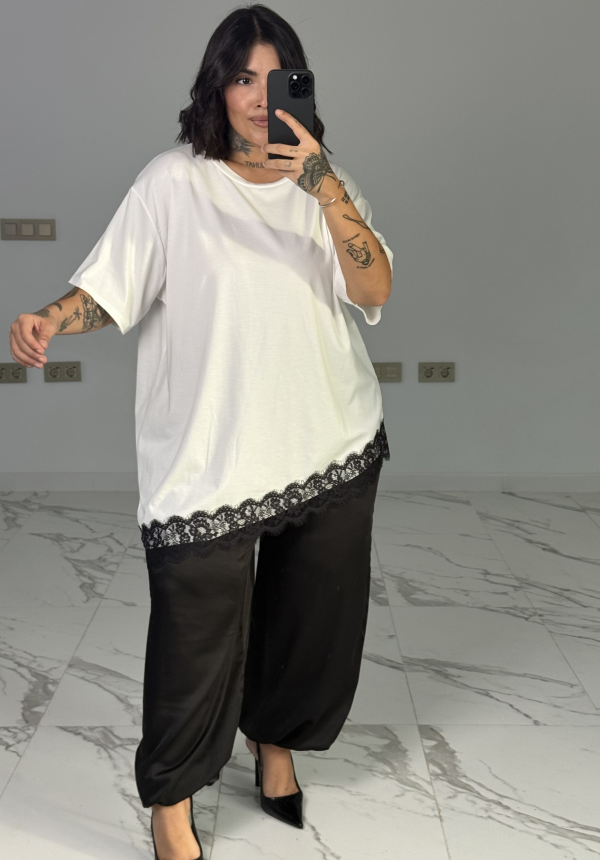 CAMISETA MANGA CORTA COQUETTE