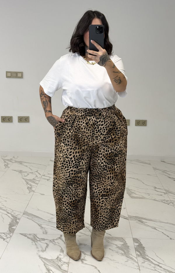 JEANS BALLLOON PRINT