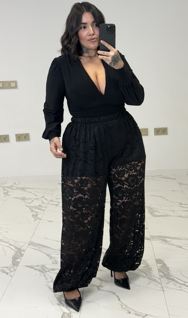 PANTALON ALADIN ENCAJE