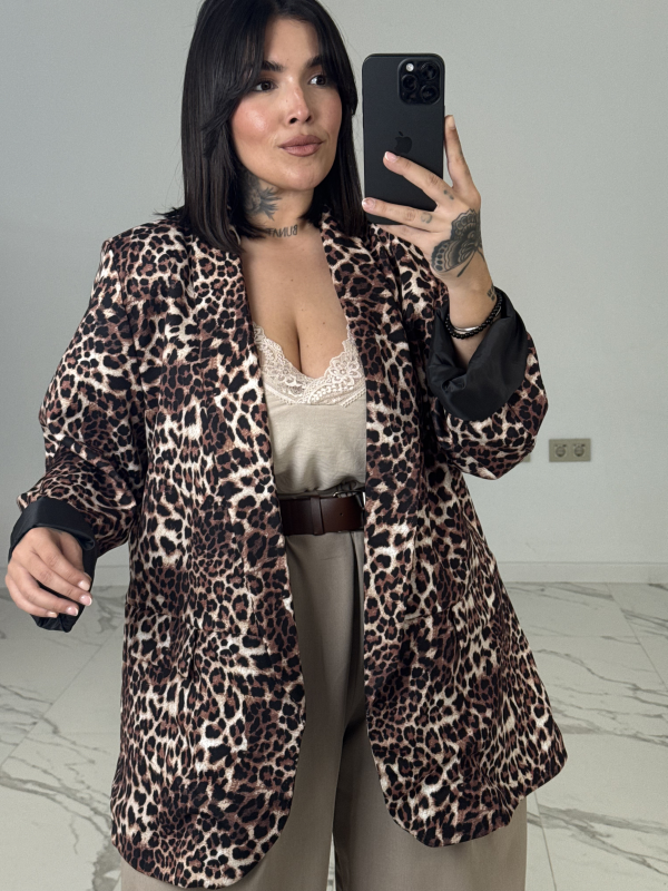 BLAZER ANIMAL PRINT