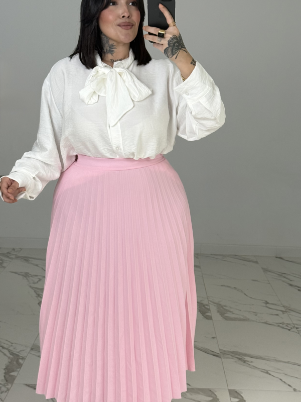 FALDA MIDI PLISADA