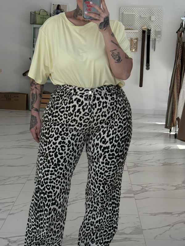 JEANS LEOPARD