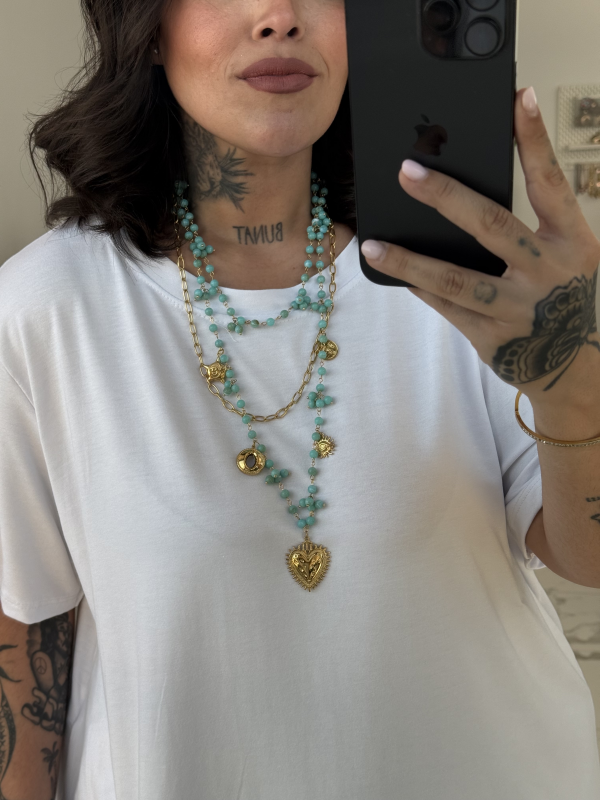 COLLAR TURQUESA