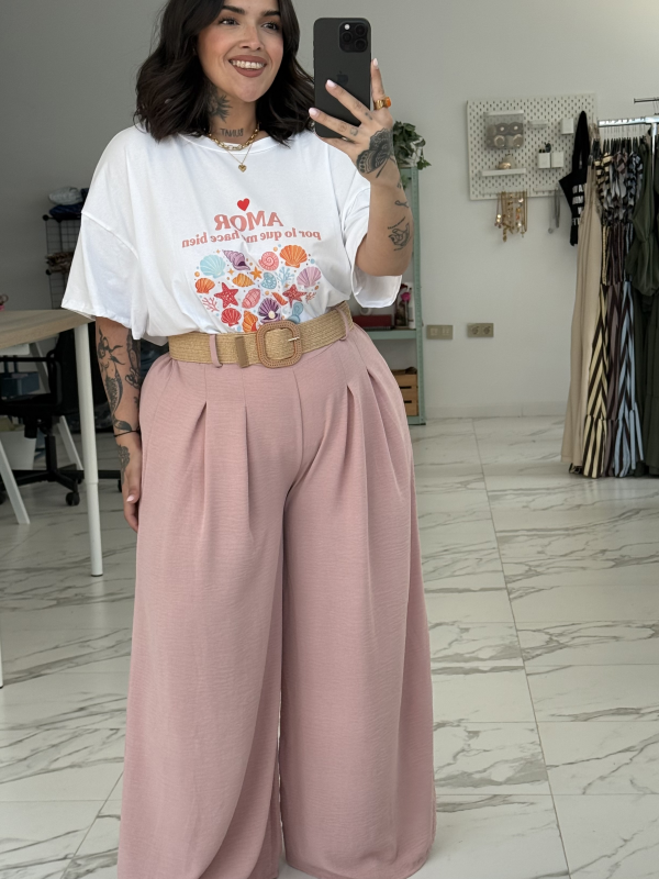 PANTALÓN GASA PINZAS