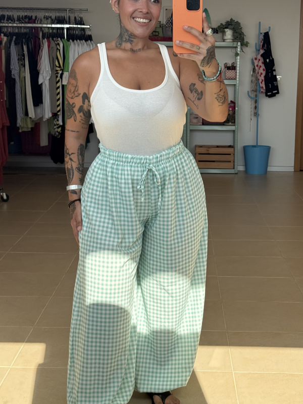 PANTALON VICHY BASIC