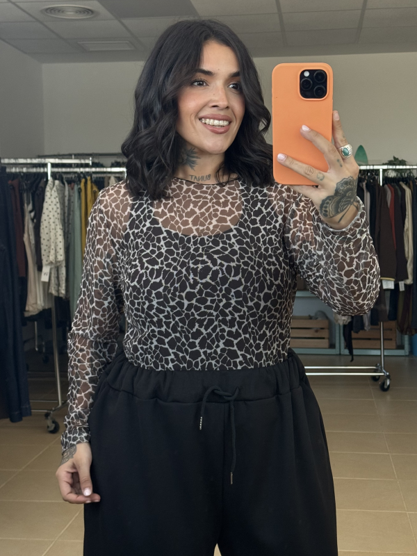CAMISETA TUL LEOPARDO