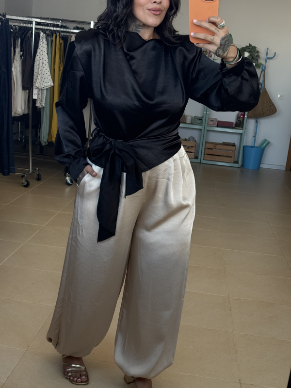 PANTALÓN SATINADO CONJUNTO