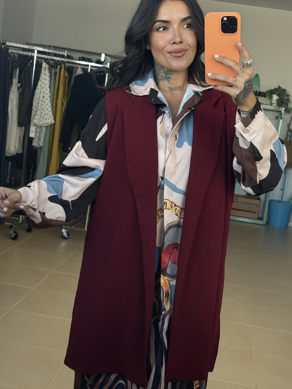 BLAZER FLUIDA SIN MANGAS